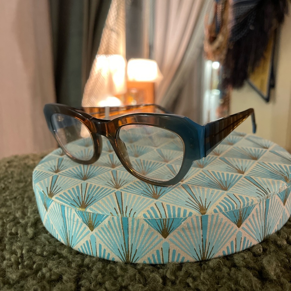 LA Eyeworks blue‎ light retro glasses